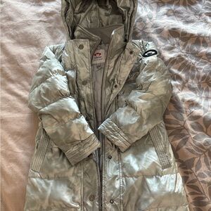 Appaman silver puffer coat